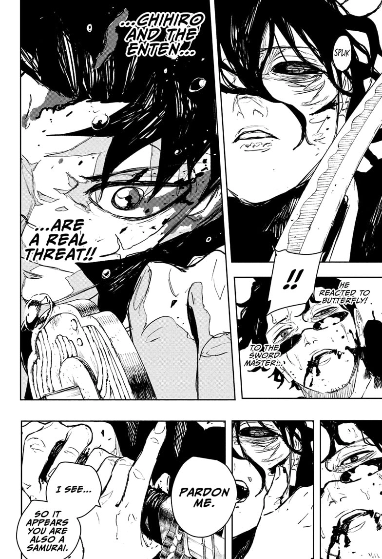Kagurabachi Chapter 108 page 14 - Chapter 108: Enten vs. Magatsumi