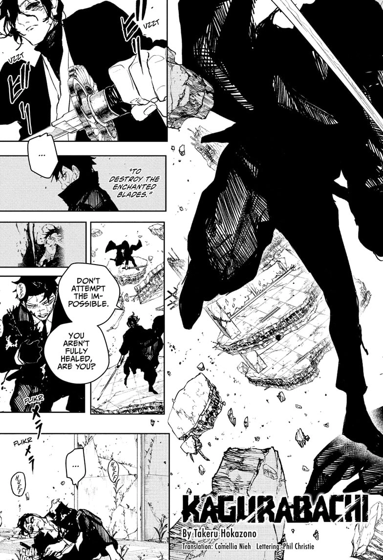 Kagurabachi Chapter 108 page 3 - Chapter 108: Enten vs. Magatsumi