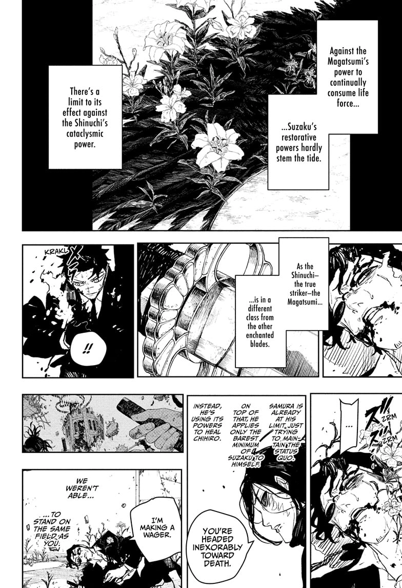 Kagurabachi Chapter 108 page 4 - Chapter 108: Enten vs. Magatsumi