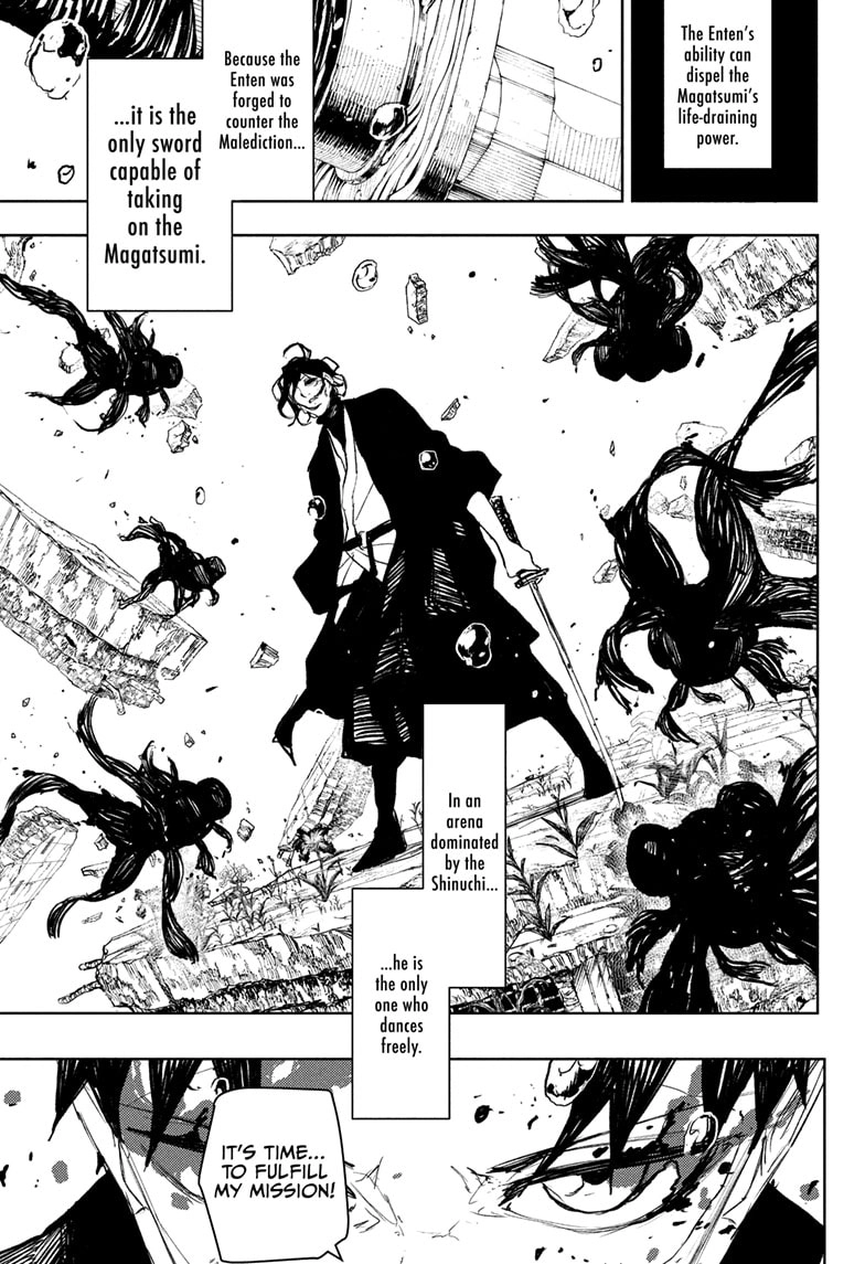 Kagurabachi Chapter 108 page 5 - Chapter 108: Enten vs. Magatsumi