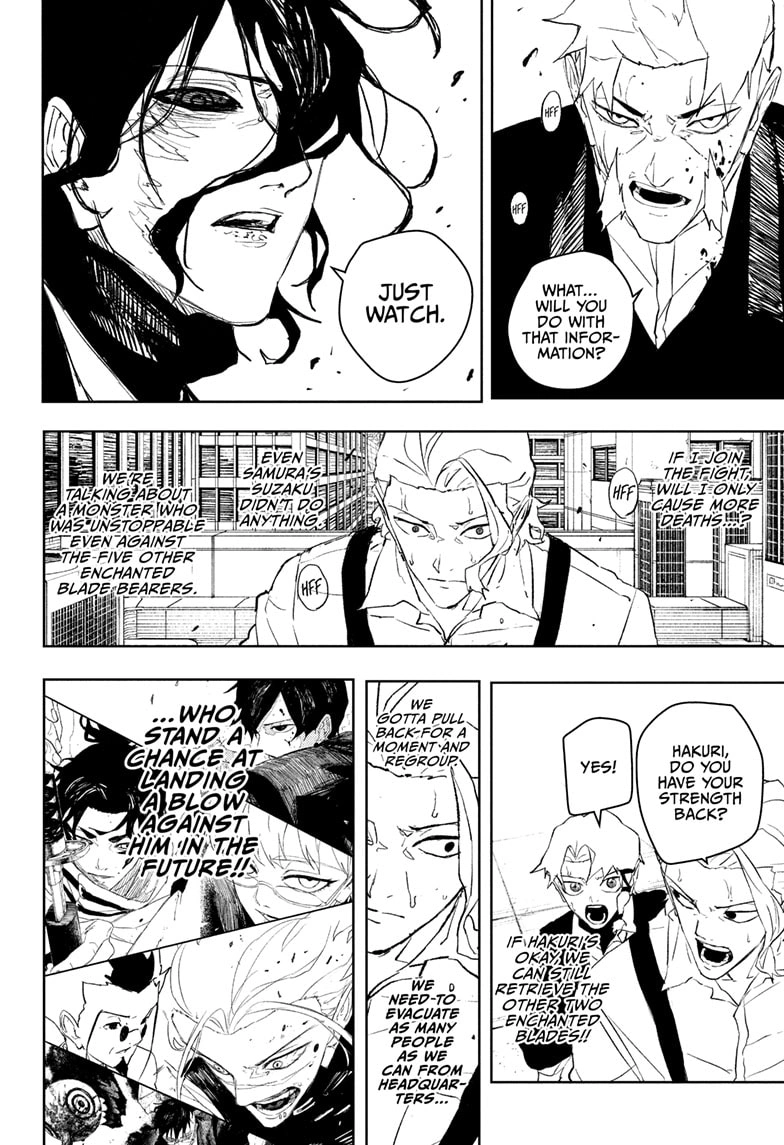 Kagurabachi Chapter 109 page 10 - Chapter 109: Tobimune vs. Magatsumi