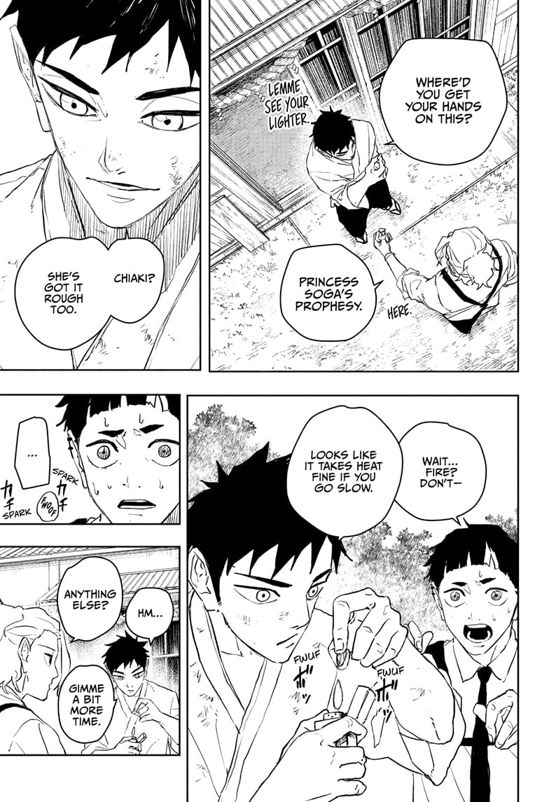 Kagurabachi Chapter 114 page 13 - Chapter 114: Kunishige Rokuhira