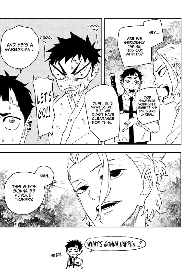 Kagurabachi Chapter 114 page 15 - Chapter 114: Kunishige Rokuhira