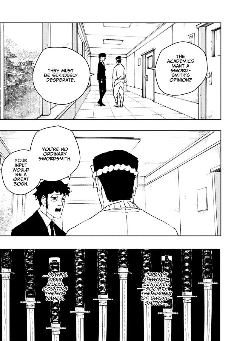 Kagurabachi Chapter 114 page 17 - Chapter 114: Kunishige Rokuhira