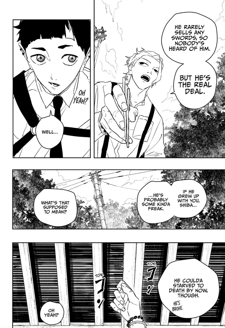 Kagurabachi Chapter 114 page 6 - Chapter 114: Kunishige Rokuhira