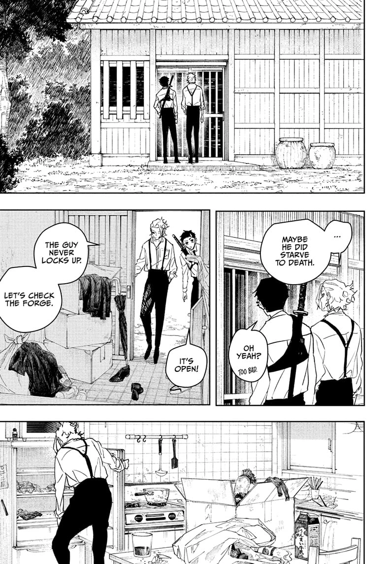 Kagurabachi Chapter 114 page 7 - Chapter 114: Kunishige Rokuhira