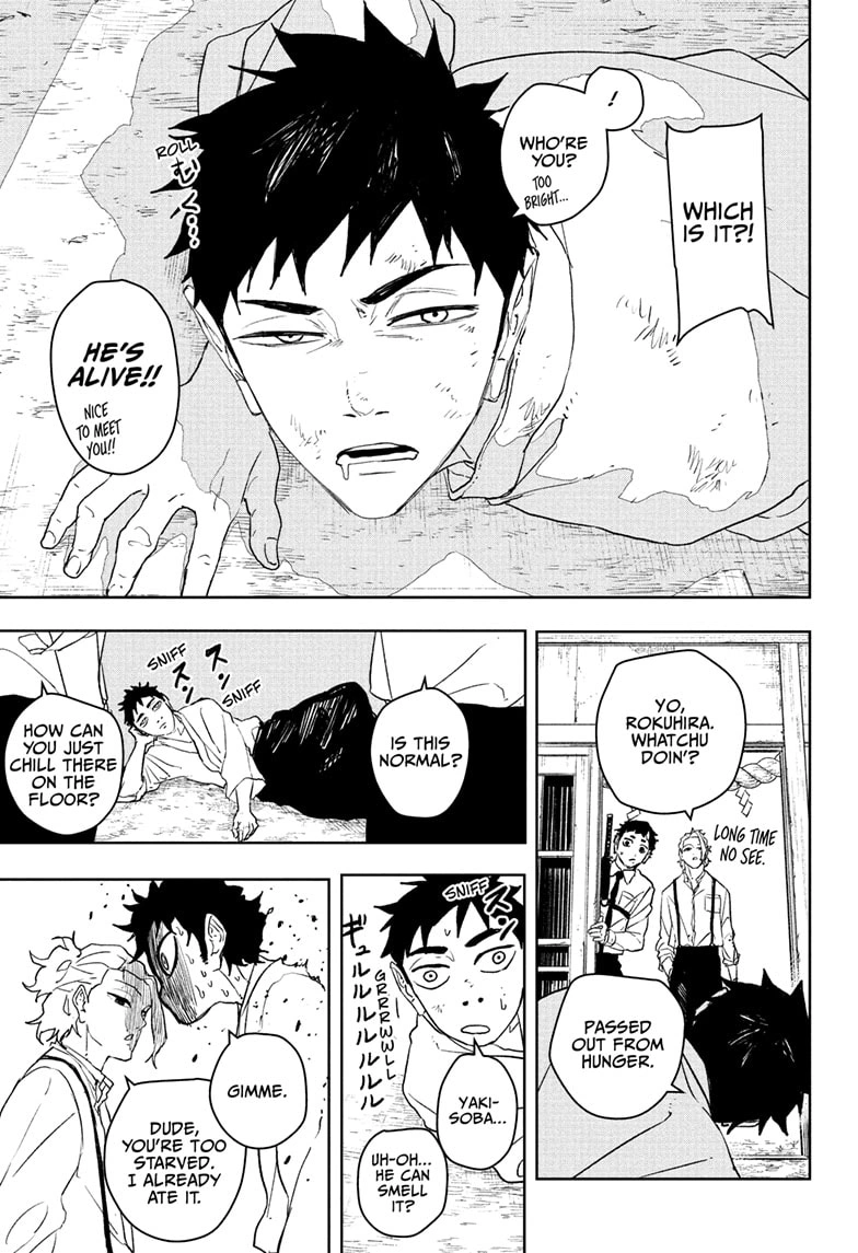 Kagurabachi Chapter 114 page 9 - Chapter 114: Kunishige Rokuhira
