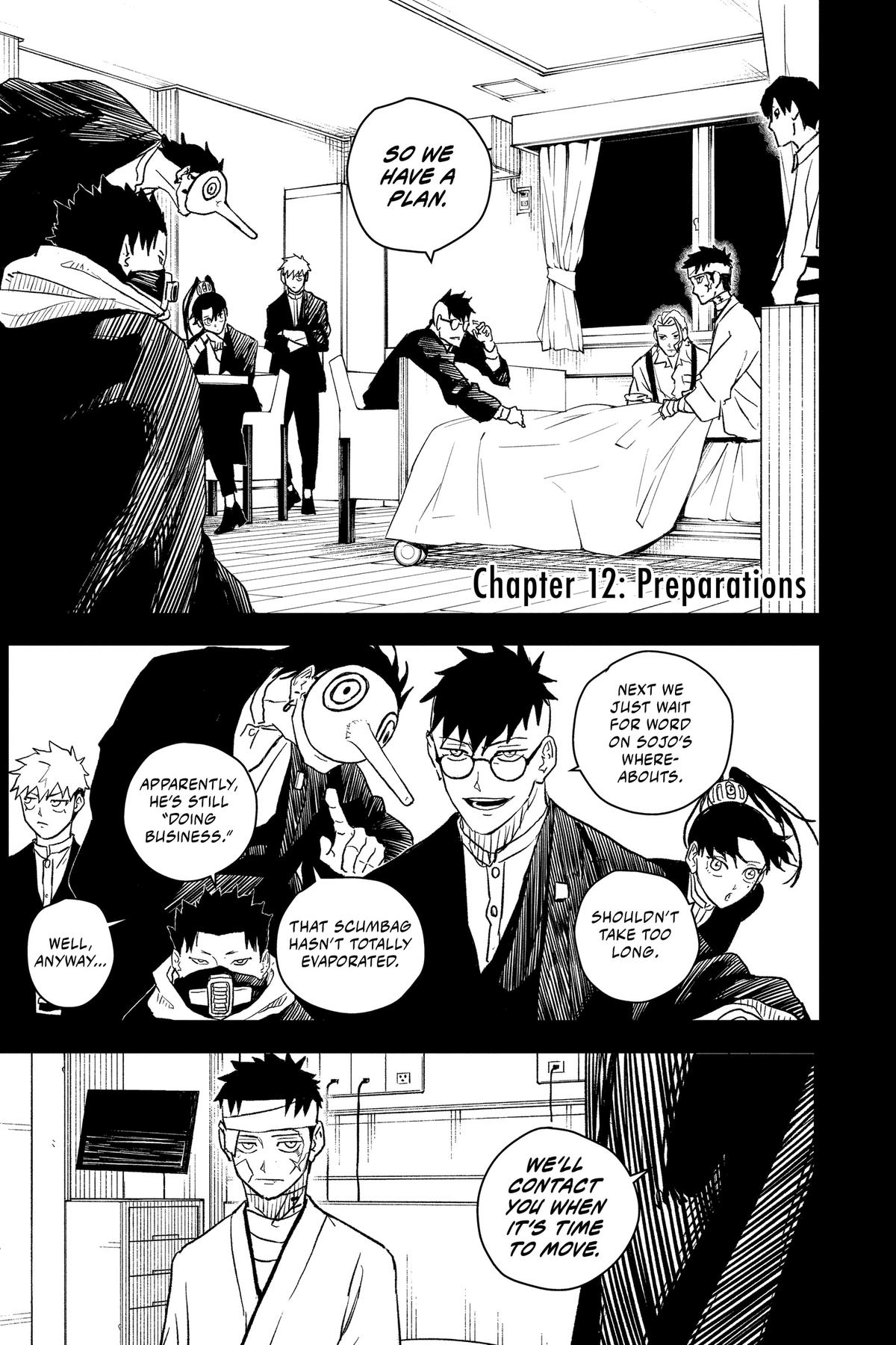 Kagurabachi Chapter 12 page 1 - Chapter 12: Preparations