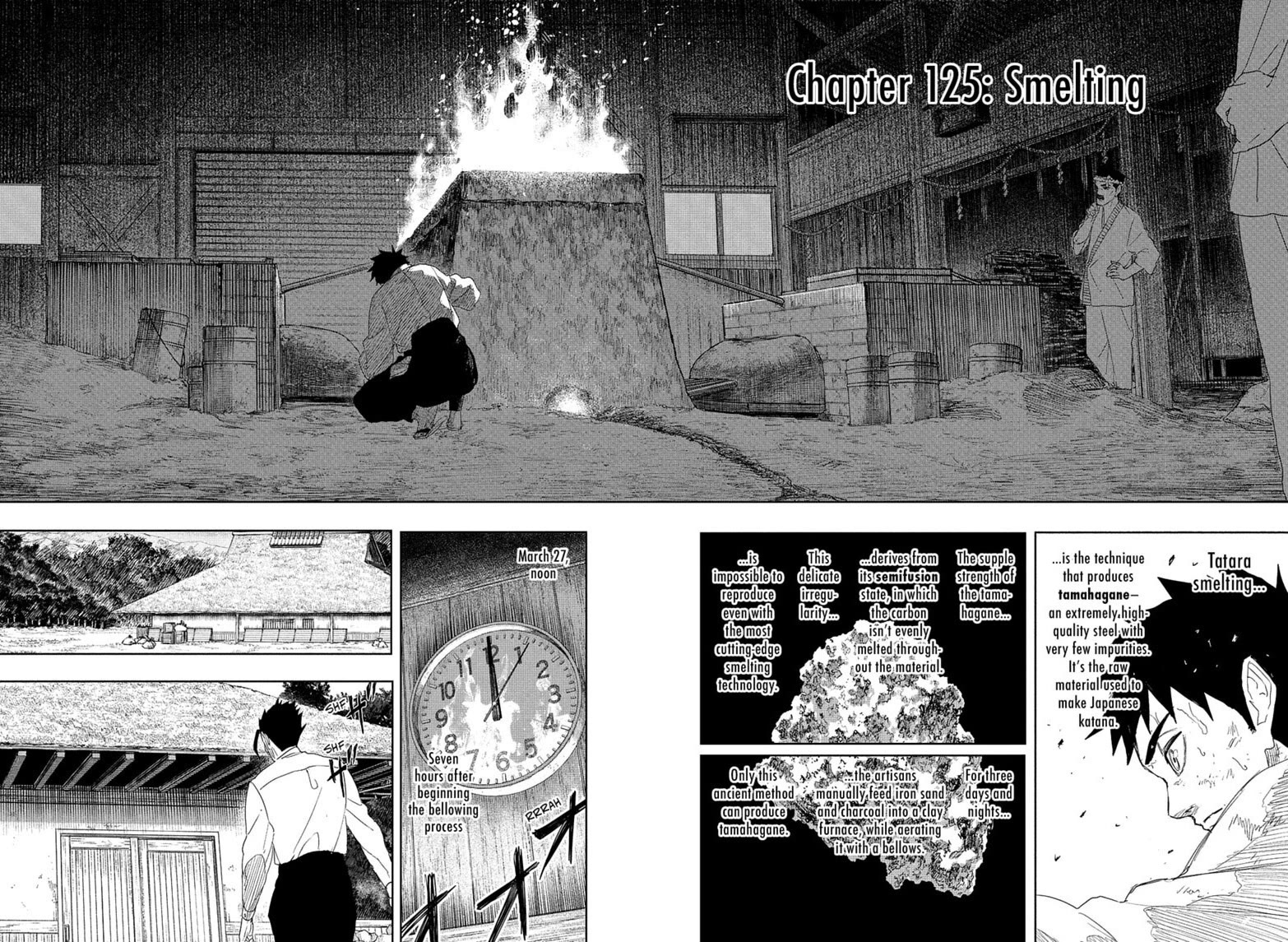 Kagurabachi Chapter 125 page 4 - Chapter 125: Smelting