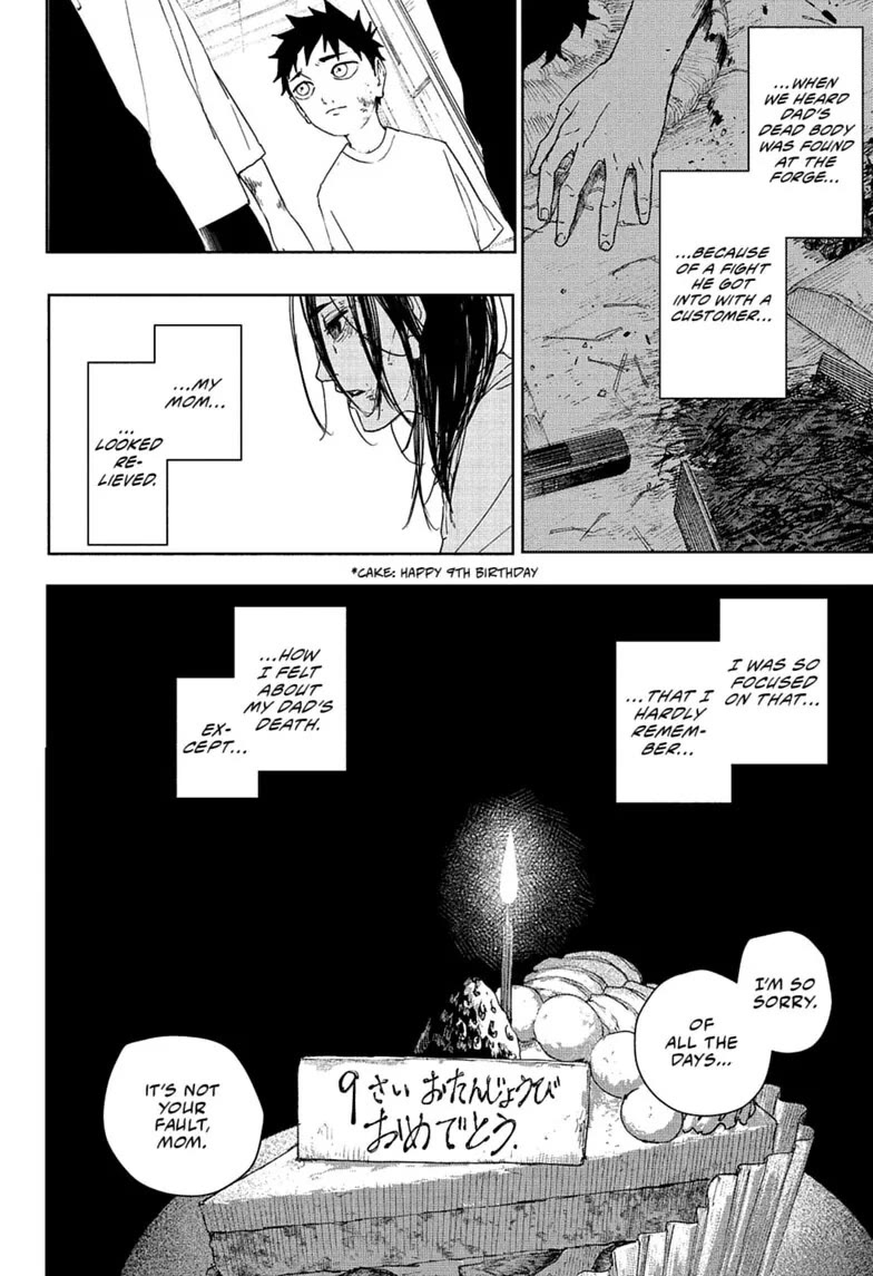 Kagurabachi Chapter 126 page 4 - Chapter 126: Fire