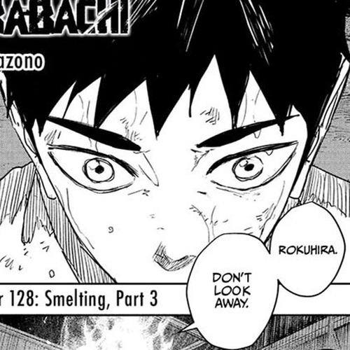 Kagurabachi Chapter 128 cover