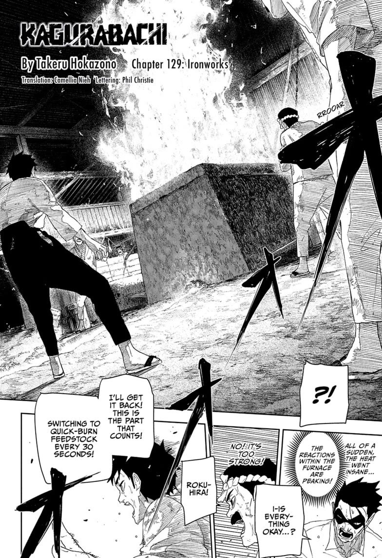 Kagurabachi Chapter 129 page 2 - Chapter 129: Ironworks