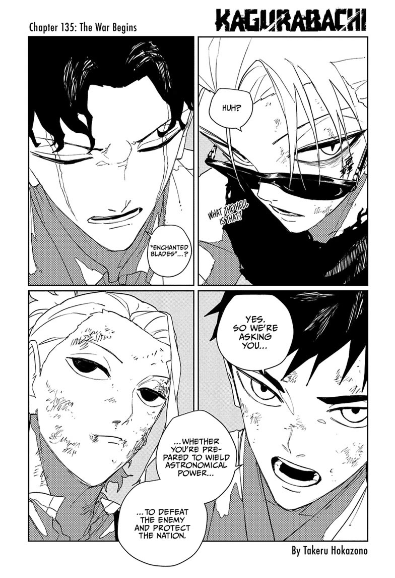 Kagurabachi Chapter 135 page 1 - Chapter 135