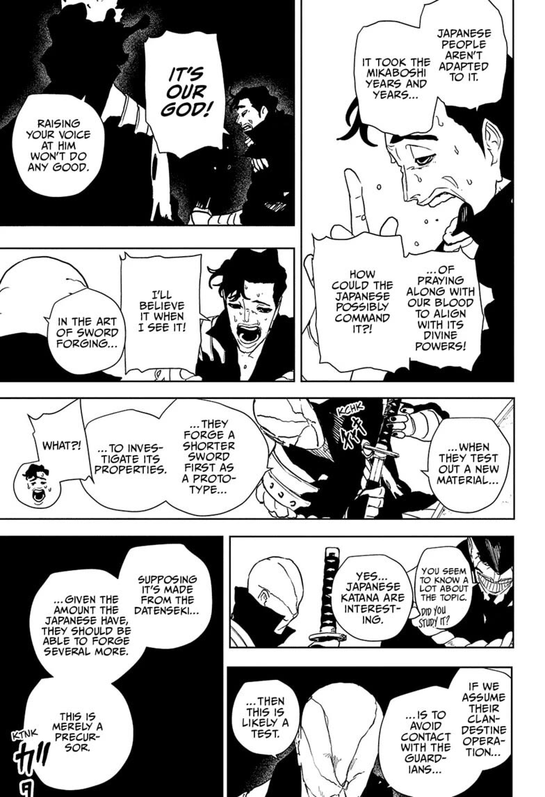 Kagurabachi Chapter 136 page 9 - Chapter 136: Mikaboshi