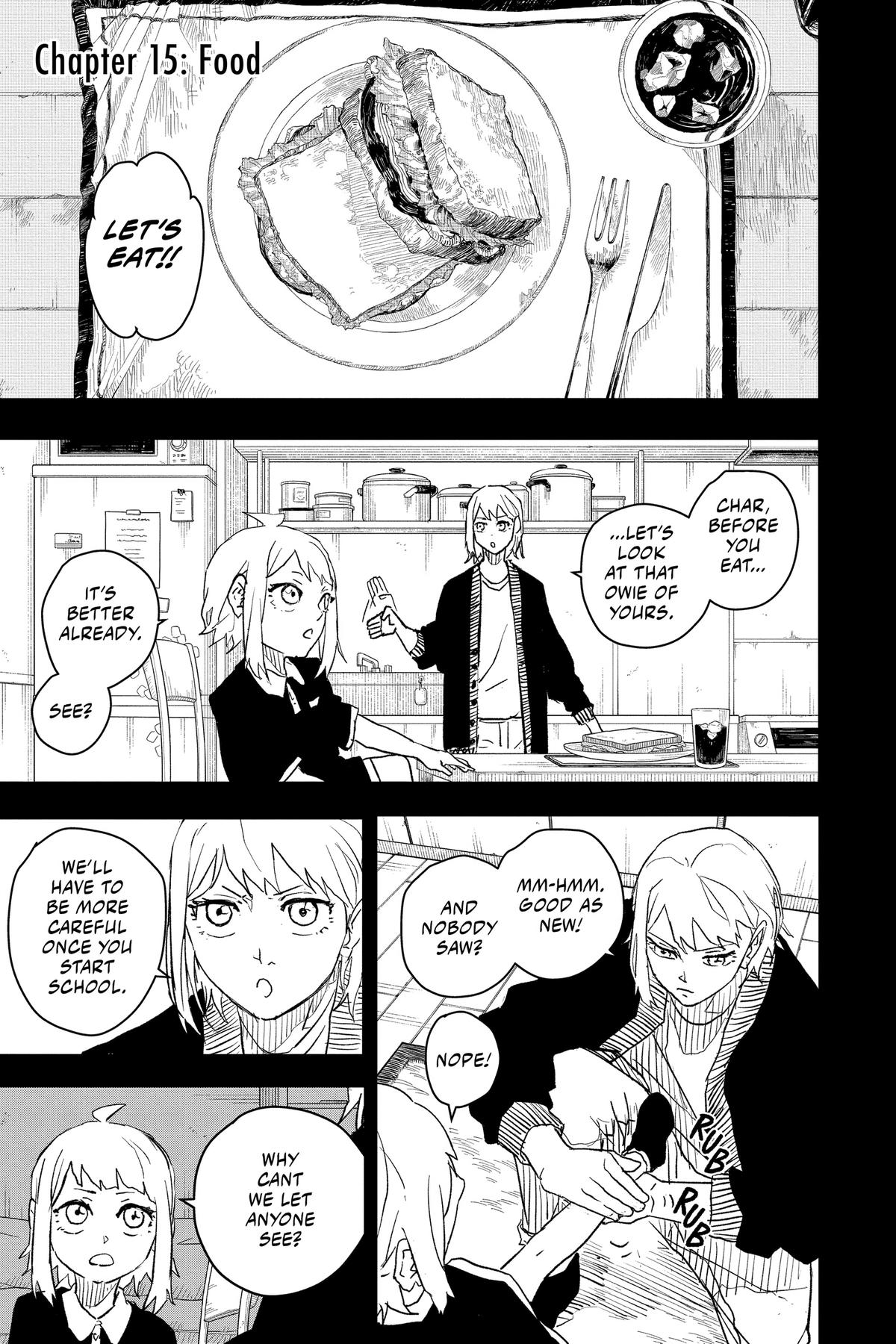 Kagurabachi Chapter 15 page 1 - Chapter 15: Food