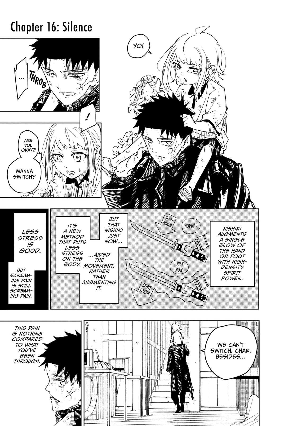 Kagurabachi Chapter 16 page 1 - Chapter 16: Silence