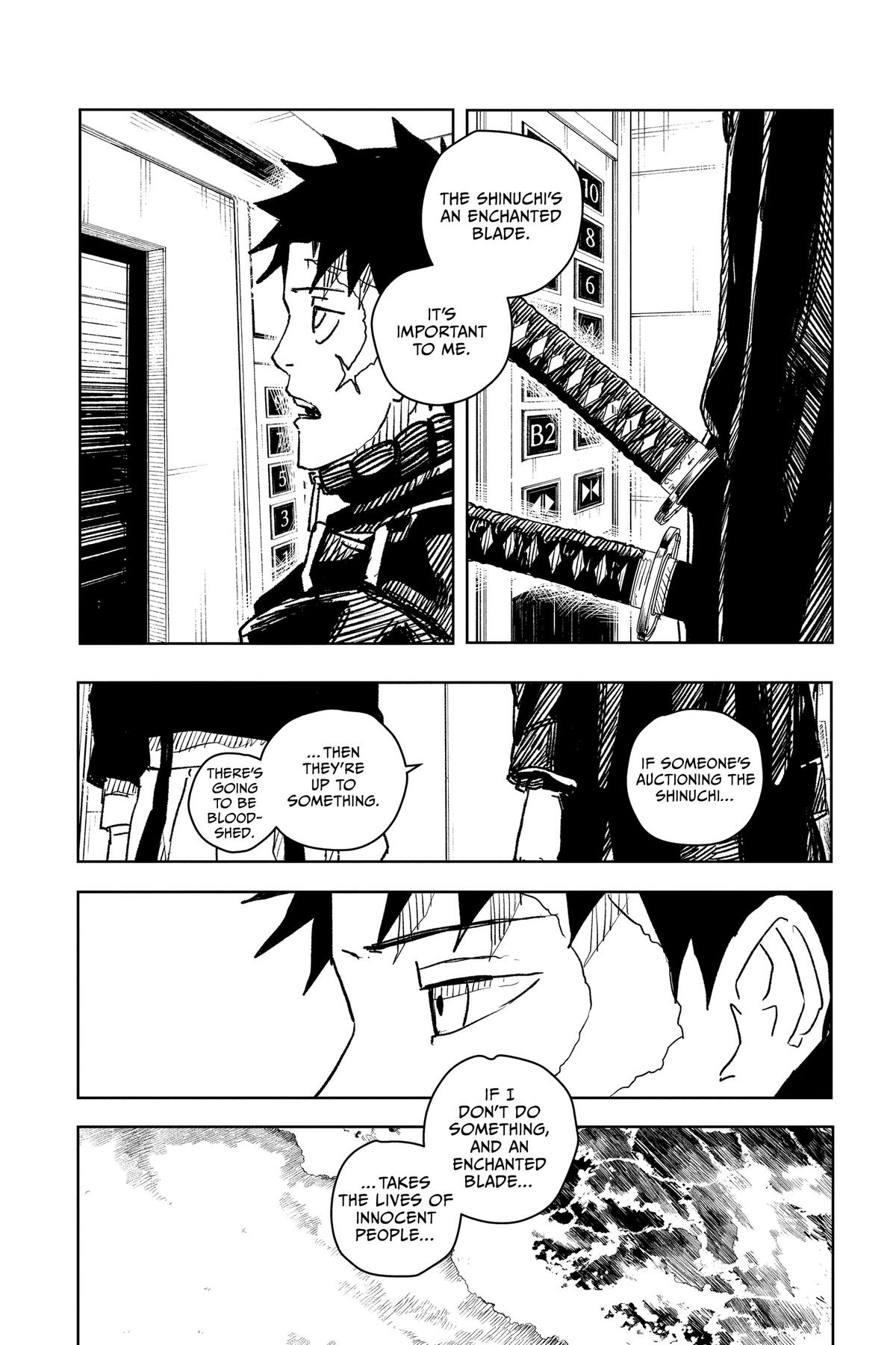 Kagurabachi Chapter 20 page 6 - Chapter 20: The Kamunabi's Weapon