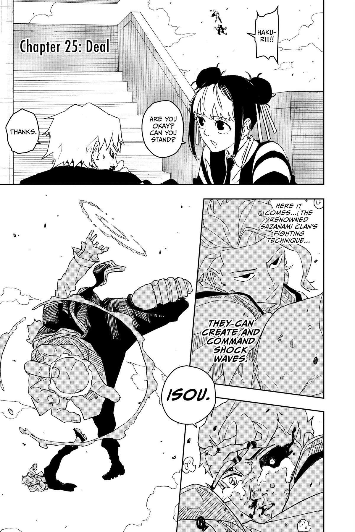 Kagurabachi Chapter 25 page 1 - Chapter 25: Deal