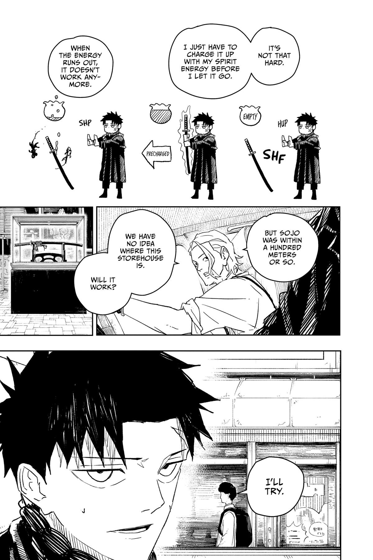 Kagurabachi Chapter 26 page 7 - Chapter 26: Confidence