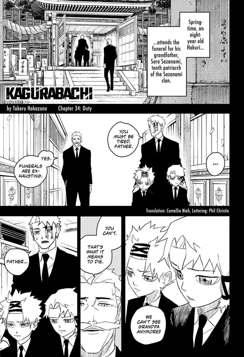 Kagurabachi Chapter 34 page 1 - Chapter 34: Duty