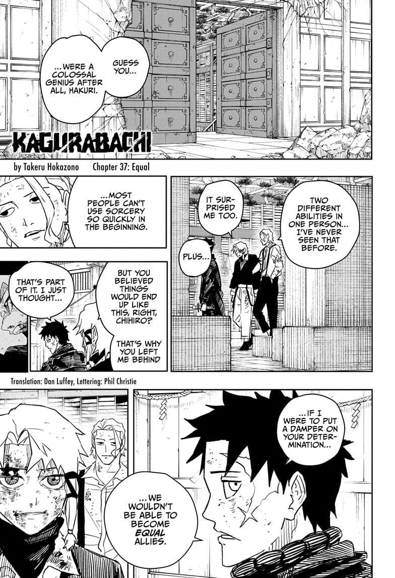 Kagurabachi Chapter 37 page 1 - Chapter 37: Equal