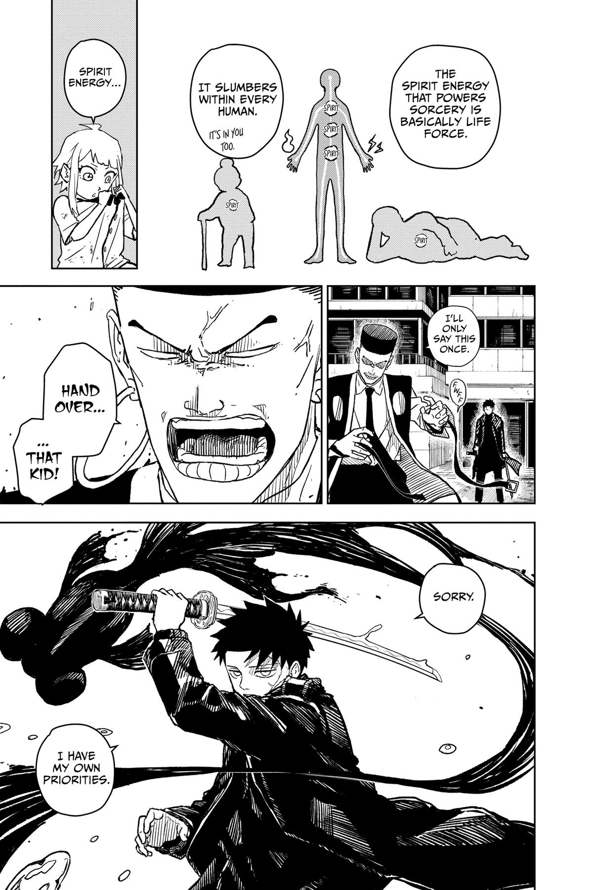 Kagurabachi Chapter 4 page 5 - Chapter 4: Sorcery and the Enchanted Blade