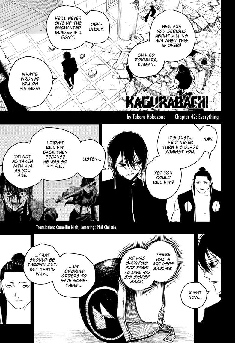 Kagurabachi Chapter 42 page 1 - Chapter 42: Everything