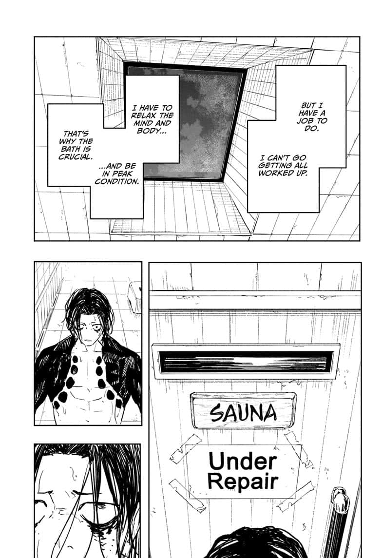 Kagurabachi Chapter 58.5 page 5 - Chapter 58.5: Genichi Sojo's Bathhouse Quest
