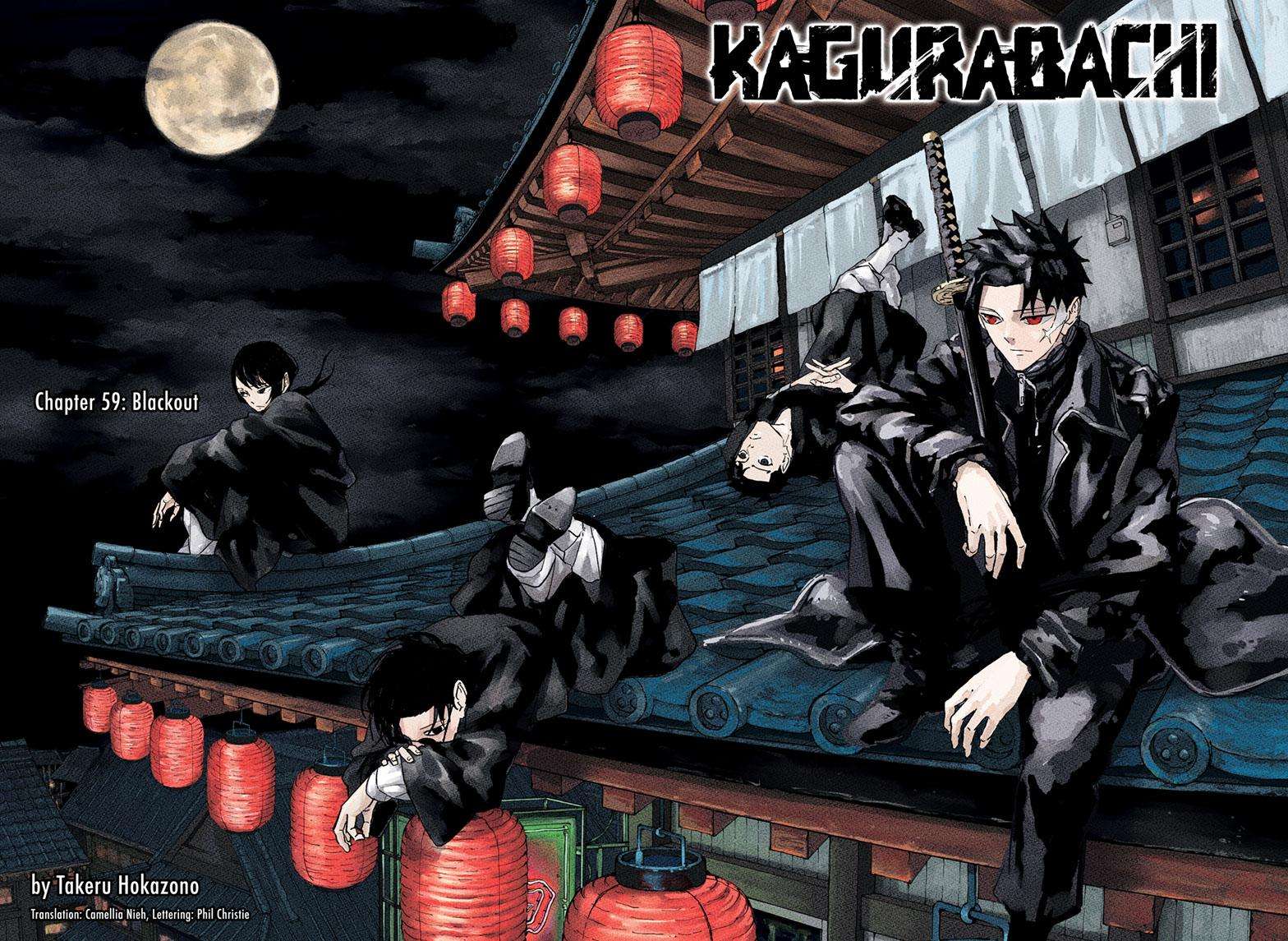 Kagurabachi Chapter 59 page 1 - Chapter 59: Blackout