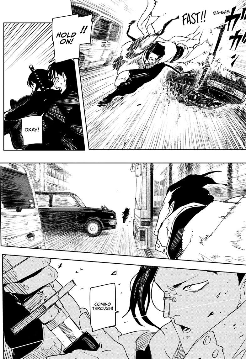 Kagurabachi Chapter 63 page 13 - Chapter 63: Car Chase