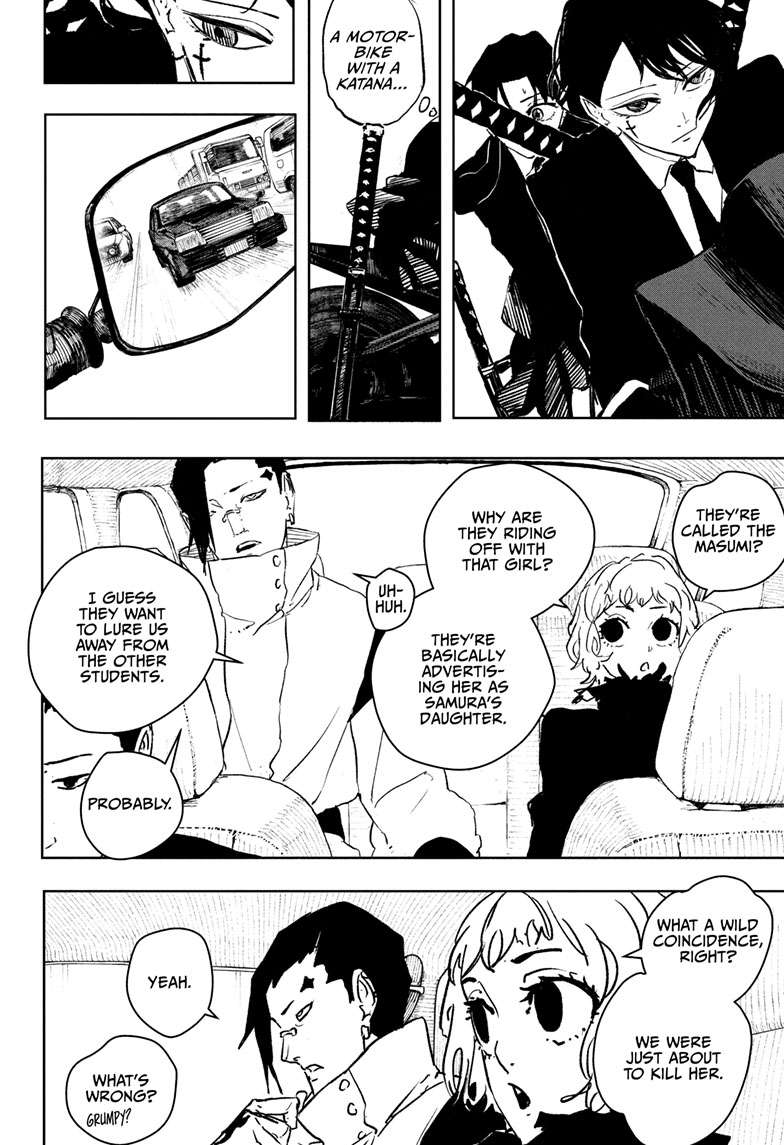 Kagurabachi Chapter 63 page 9 - Chapter 63: Car Chase