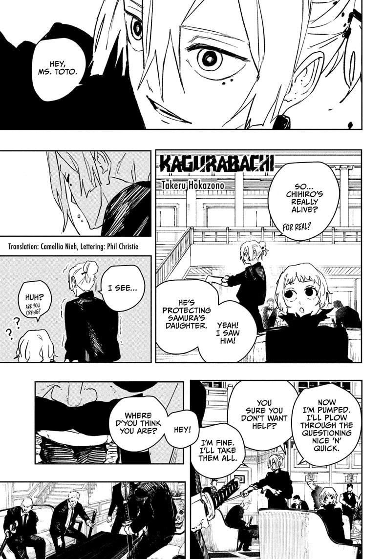 Kagurabachi Chapter 67 page 1 - Chapter 67: Kyoto Bloodshed Hotel