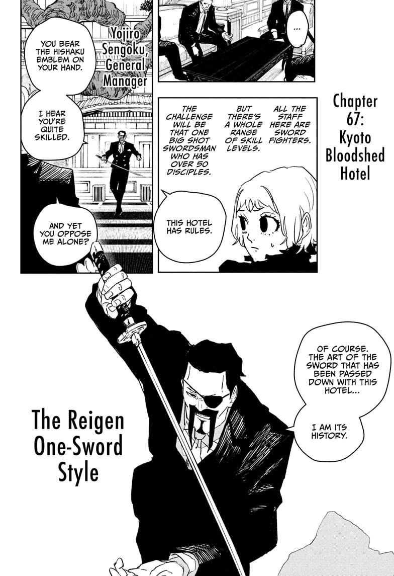 Kagurabachi Chapter 67 page 2 - Chapter 67: Kyoto Bloodshed Hotel