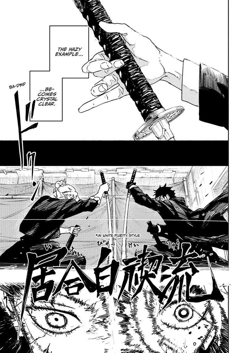 Kagurabachi Chapter 70 page 18 - Chapter 70: Iai White Purity Style