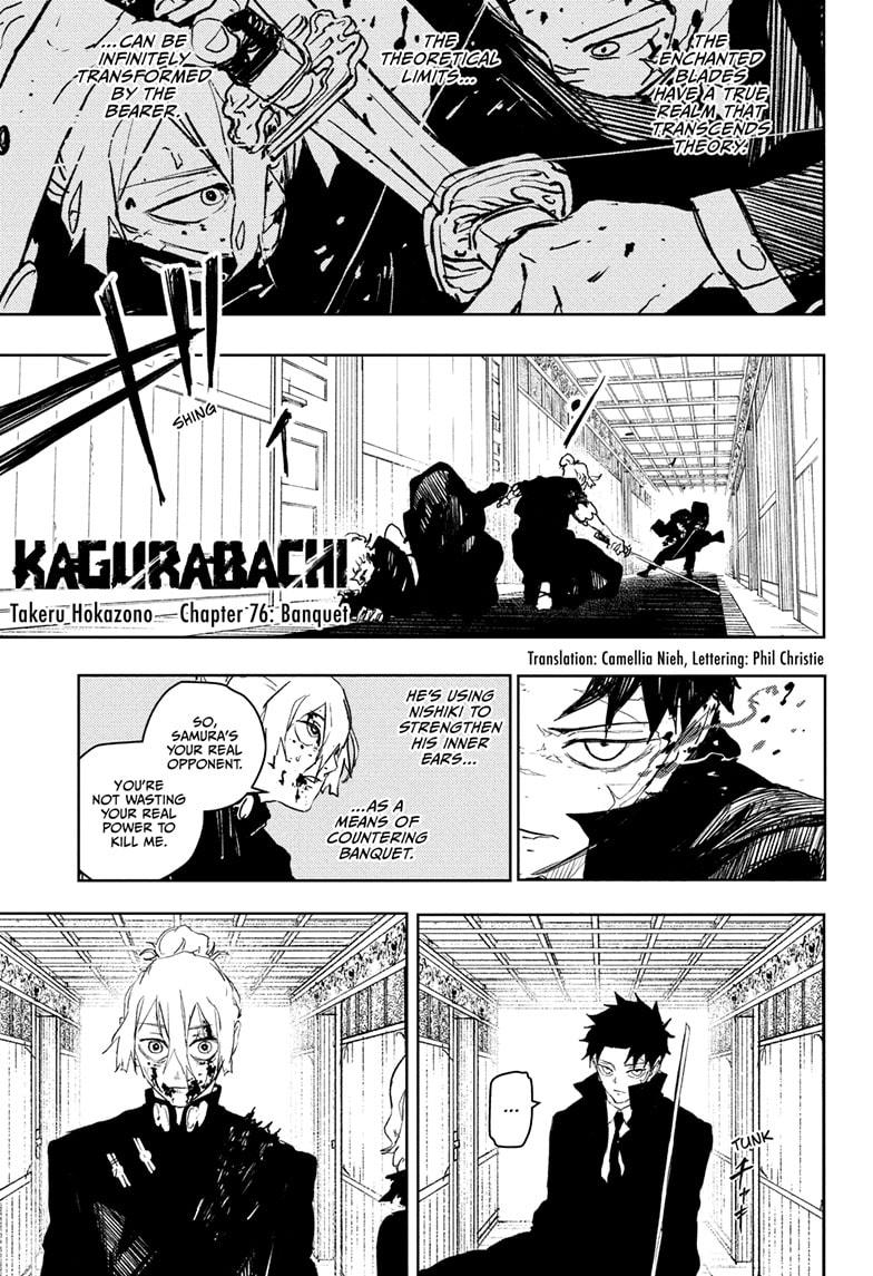 Kagurabachi Chapter 76 page 1 - Chapter 76: Banquet
