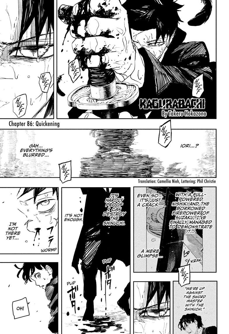 Kagurabachi Chapter 86 page 1 - Chapter 86: Quickening