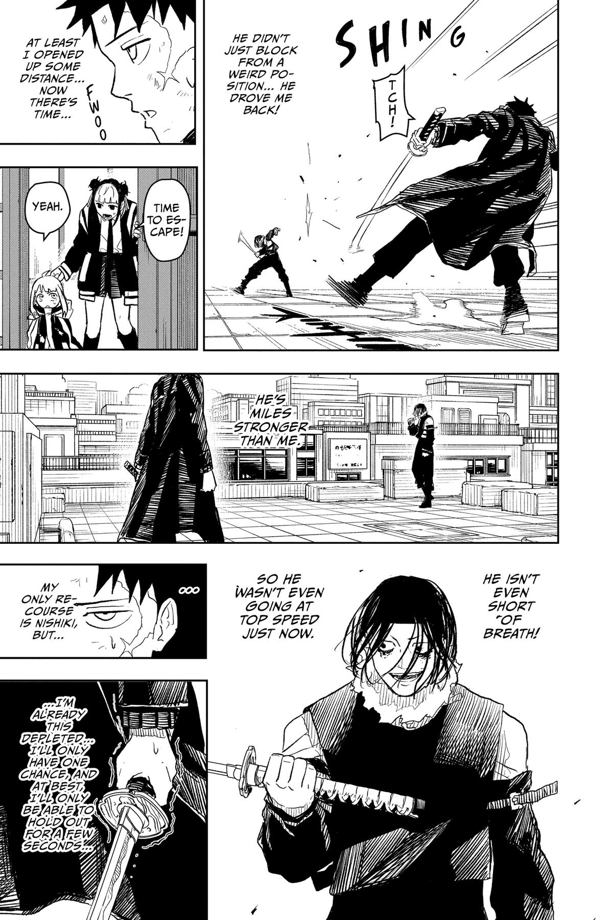 Kagurabachi Chapter 9 page 16 - Chapter 9: Enten vs. Cloud Gouger