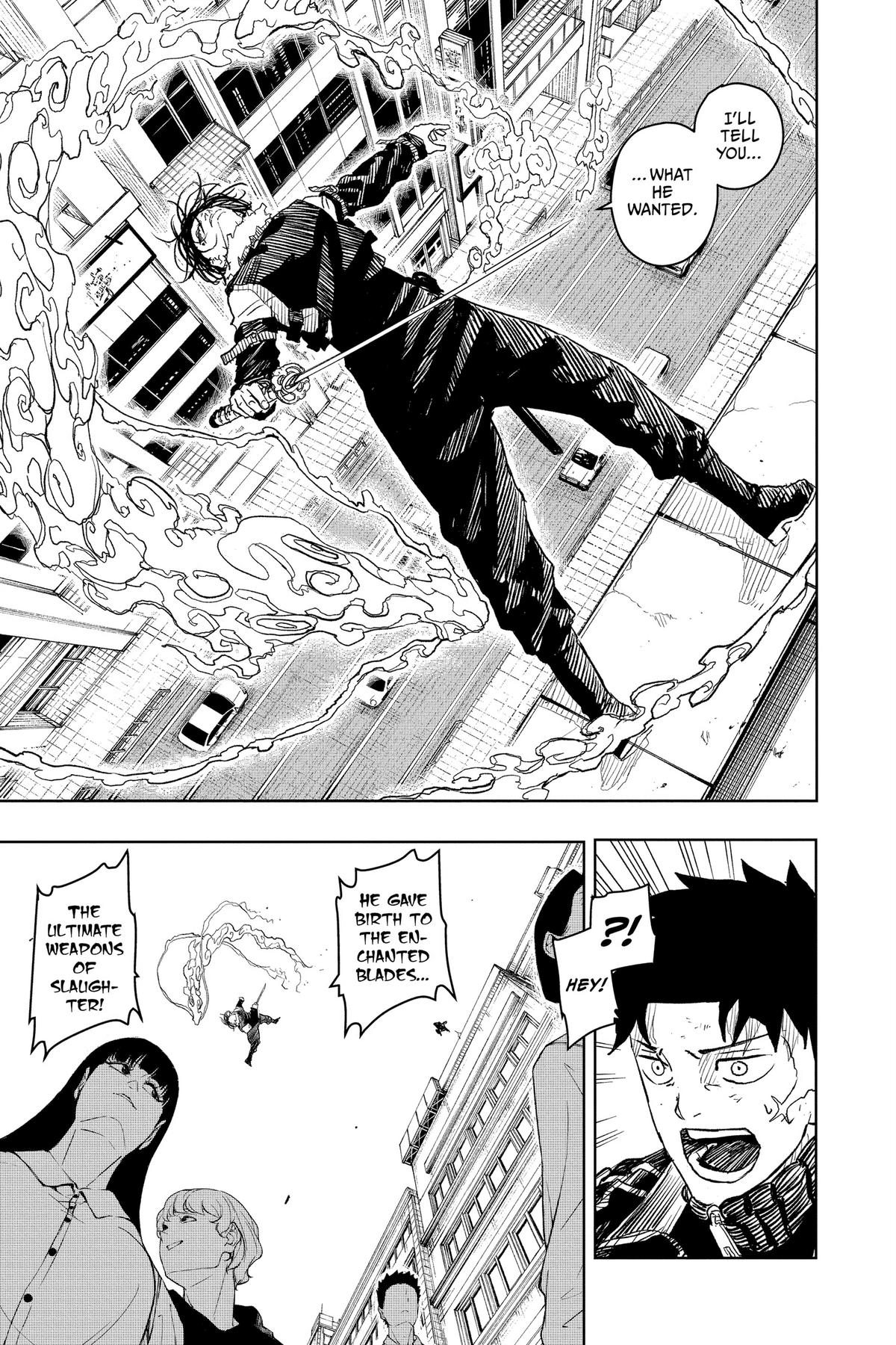 Kagurabachi Chapter 9 page 20 - Chapter 9: Enten vs. Cloud Gouger