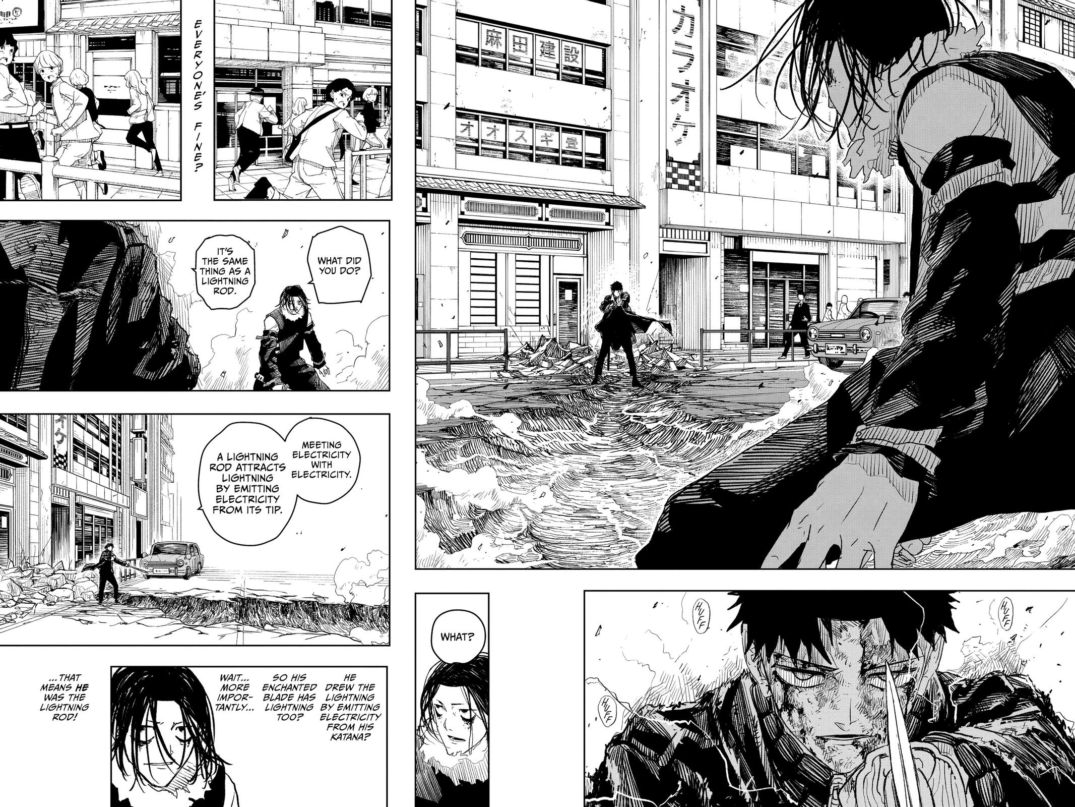 Kagurabachi Chapter 9 page 23 - Chapter 9: Enten vs. Cloud Gouger