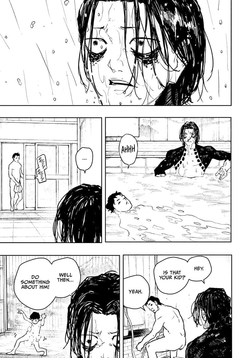 Kagurabachi Chapter 92.5 page 11 - Chapter 92.5: Genichi Sojo's Bathhouse Quest 2