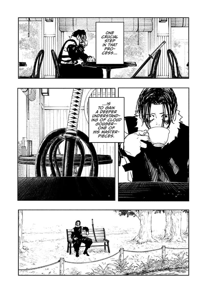 Kagurabachi Chapter 92.5 page 3 - Chapter 92.5: Genichi Sojo's Bathhouse Quest 2