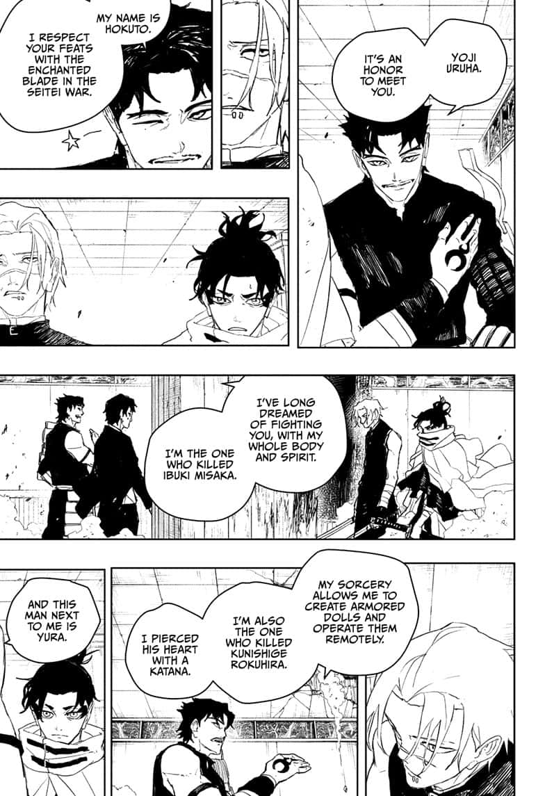 Kagurabachi Chapter 92 page 3 - Chapter 92: The Swordsmen