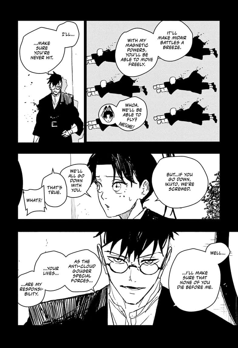 Kagurabachi Chapter 98 page 2 - Chapter 98: Ikuto Hagiwara, Worthless Commander