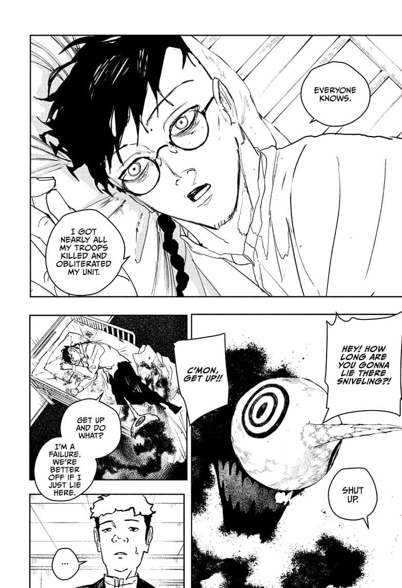 Kagurabachi Chapter 98 page 4 - Chapter 98: Ikuto Hagiwara, Worthless Commander