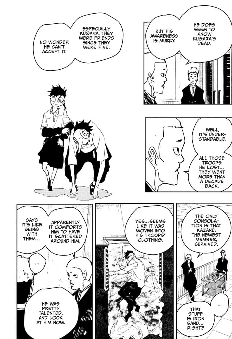 Kagurabachi Chapter 98 page 6 - Chapter 98: Ikuto Hagiwara, Worthless Commander