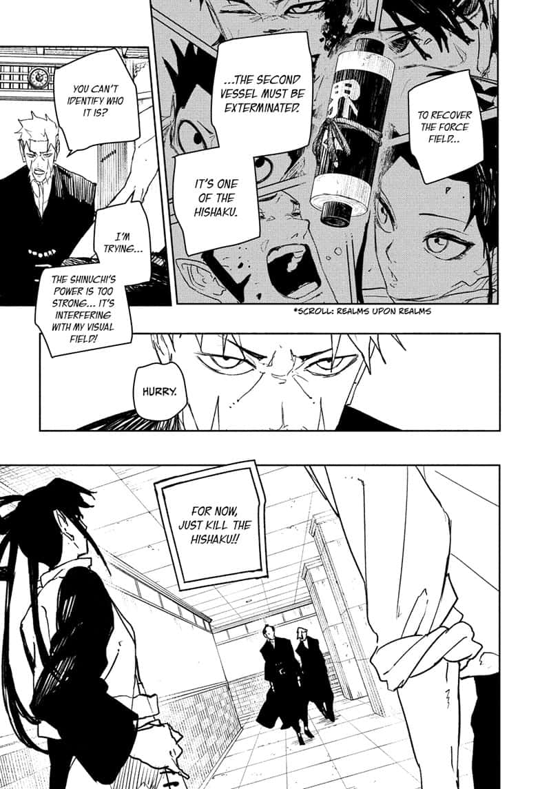 Kagurabachi Chapter 98 page 9 - Chapter 98: Ikuto Hagiwara, Worthless Commander