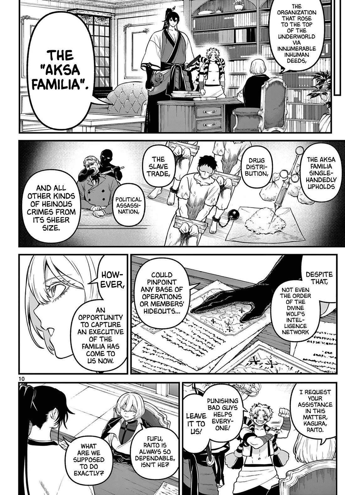 KaguRai: Kagura & Raito Chapter 11 page 10 - Chapter 11: Aksa Familia
