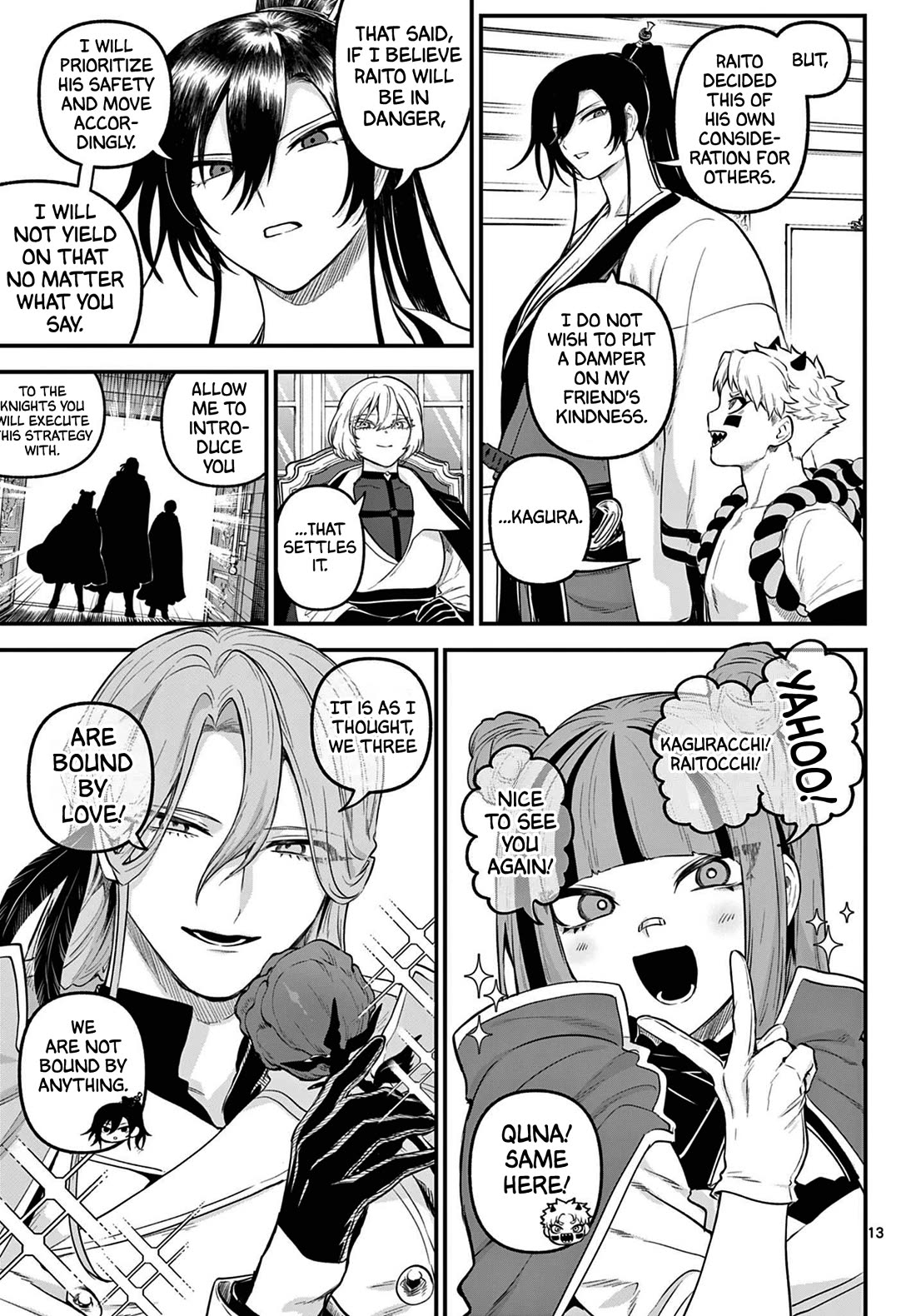 KaguRai: Kagura & Raito Chapter 11 page 13 - Chapter 11: Aksa Familia