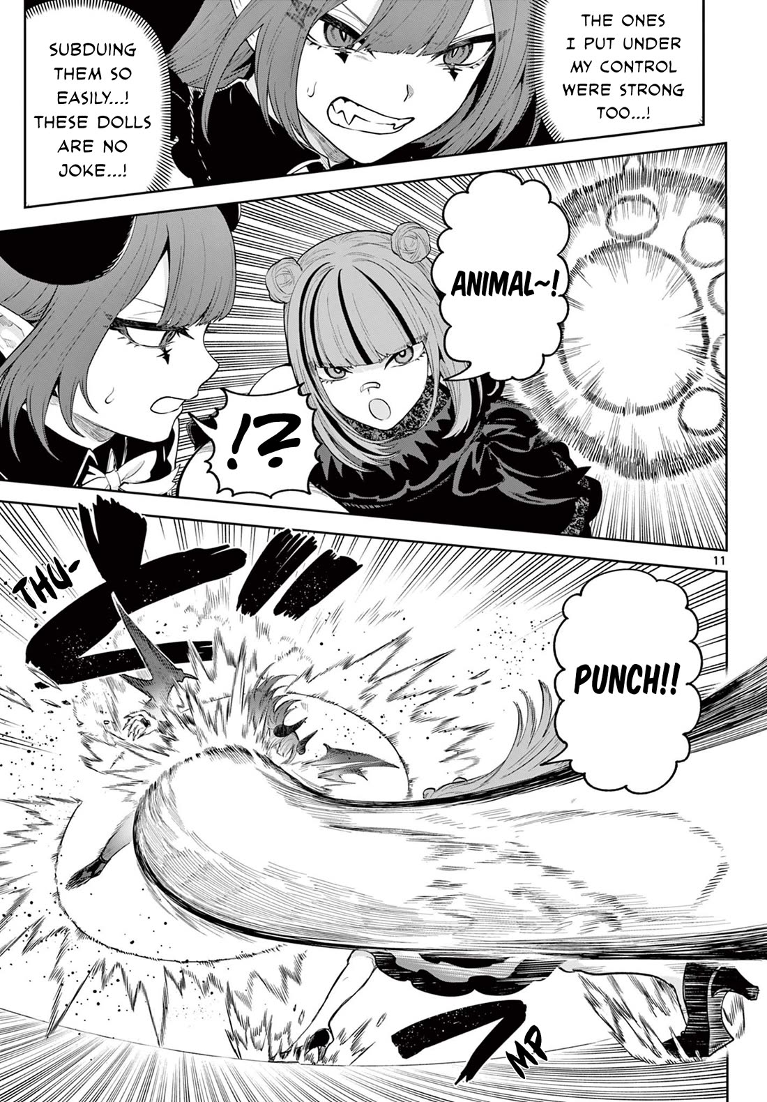 KaguRai: Kagura & Raito Chapter 16 page 11 - Chapter 16: Quna VS Nana