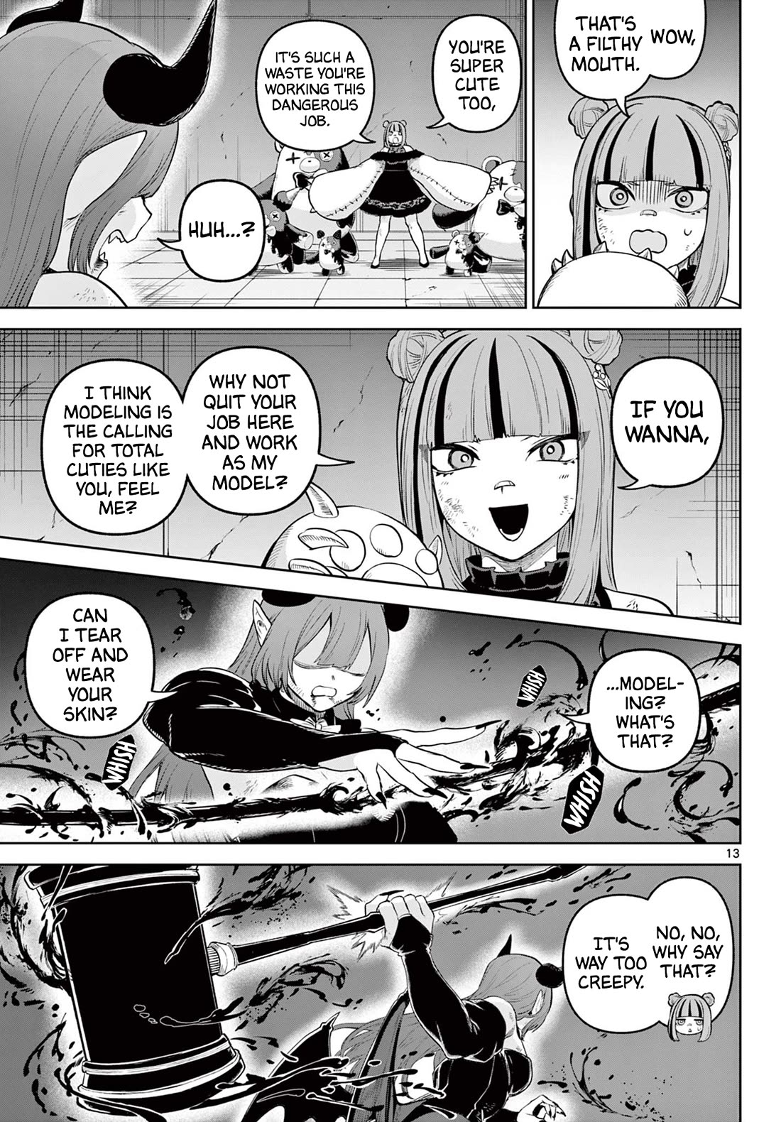 KaguRai: Kagura & Raito Chapter 16 page 13 - Chapter 16: Quna VS Nana